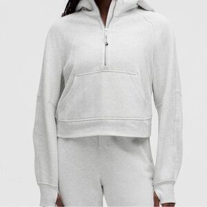 Scuba Oversized Half Zip Hoodie